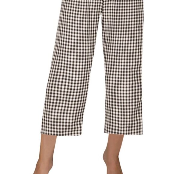 JULES & LEOPOLD Houndstooth Pull On Wide Leg Capri Pants Women’s Sz Medium NWT - Picture 12 of 12